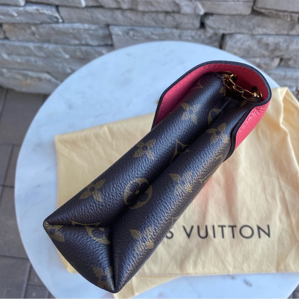 SOLD Louis Vuitton Pallas Chain Monogram Dahlia Envelope Shoulder Bag - Picture 9 of 16